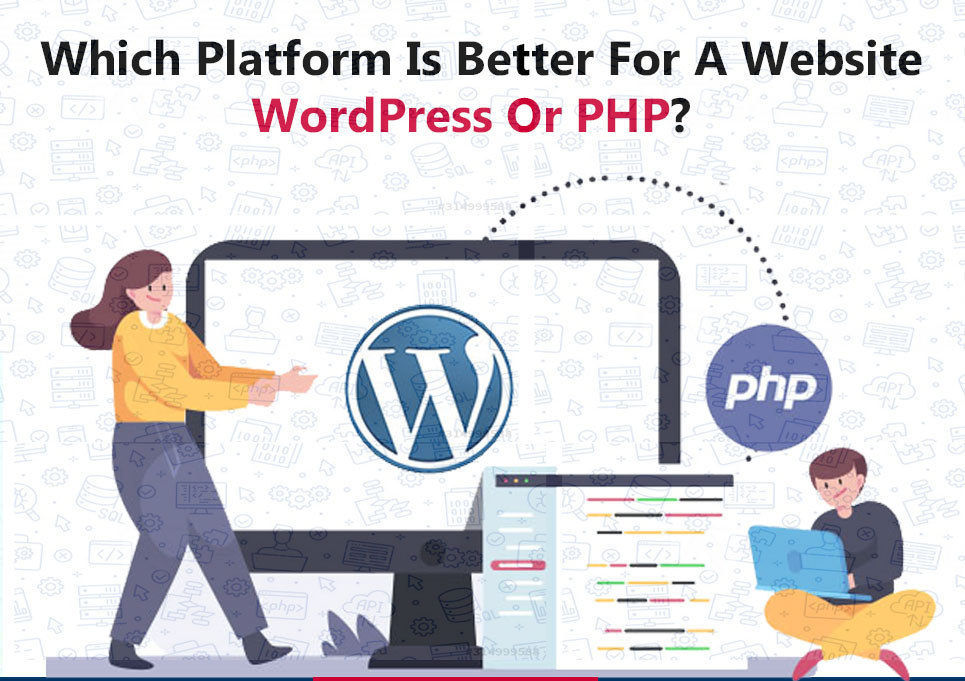Which platform is better for a website, WordPress or PHP?